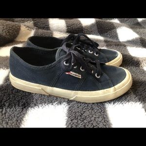 Women’s Navy Blue Superga Sneakers